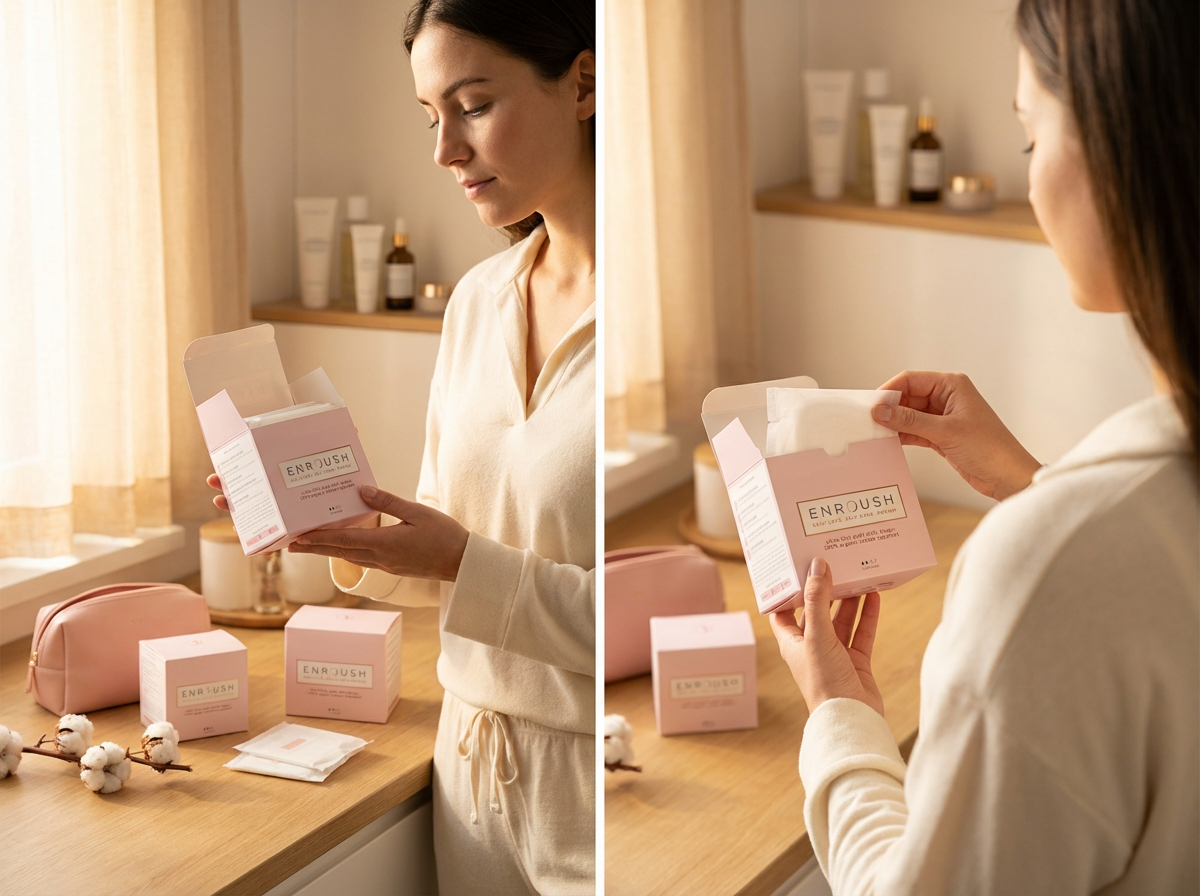Enroush Organic Cotton Period Products — Clean, Certified, European-Made